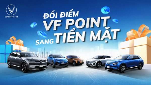 Đang mở cổng quy đổi điểm VF Point thành tiền
